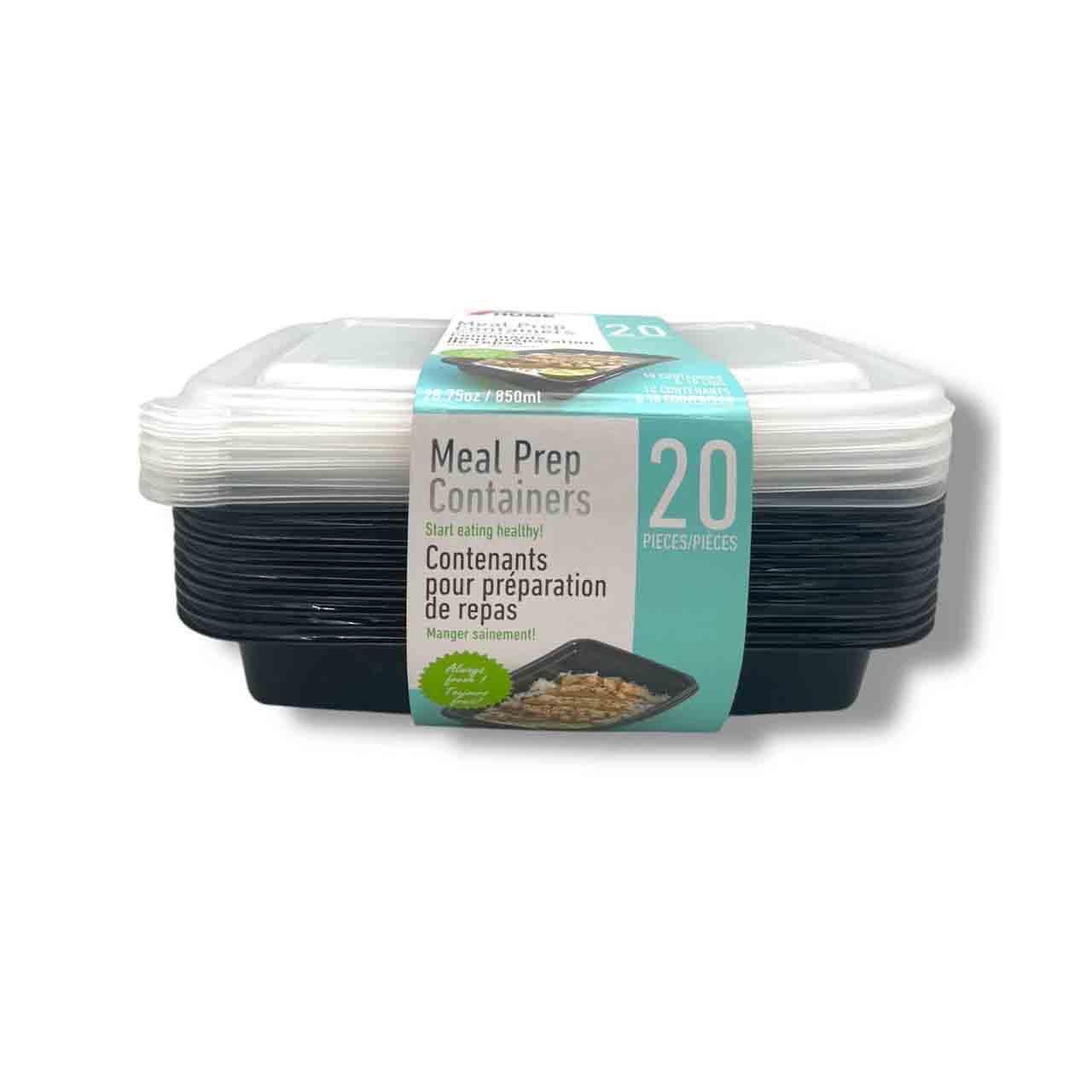 Product image for 20-Piece Plastic Food Storage and Container Set (x48 pcs)