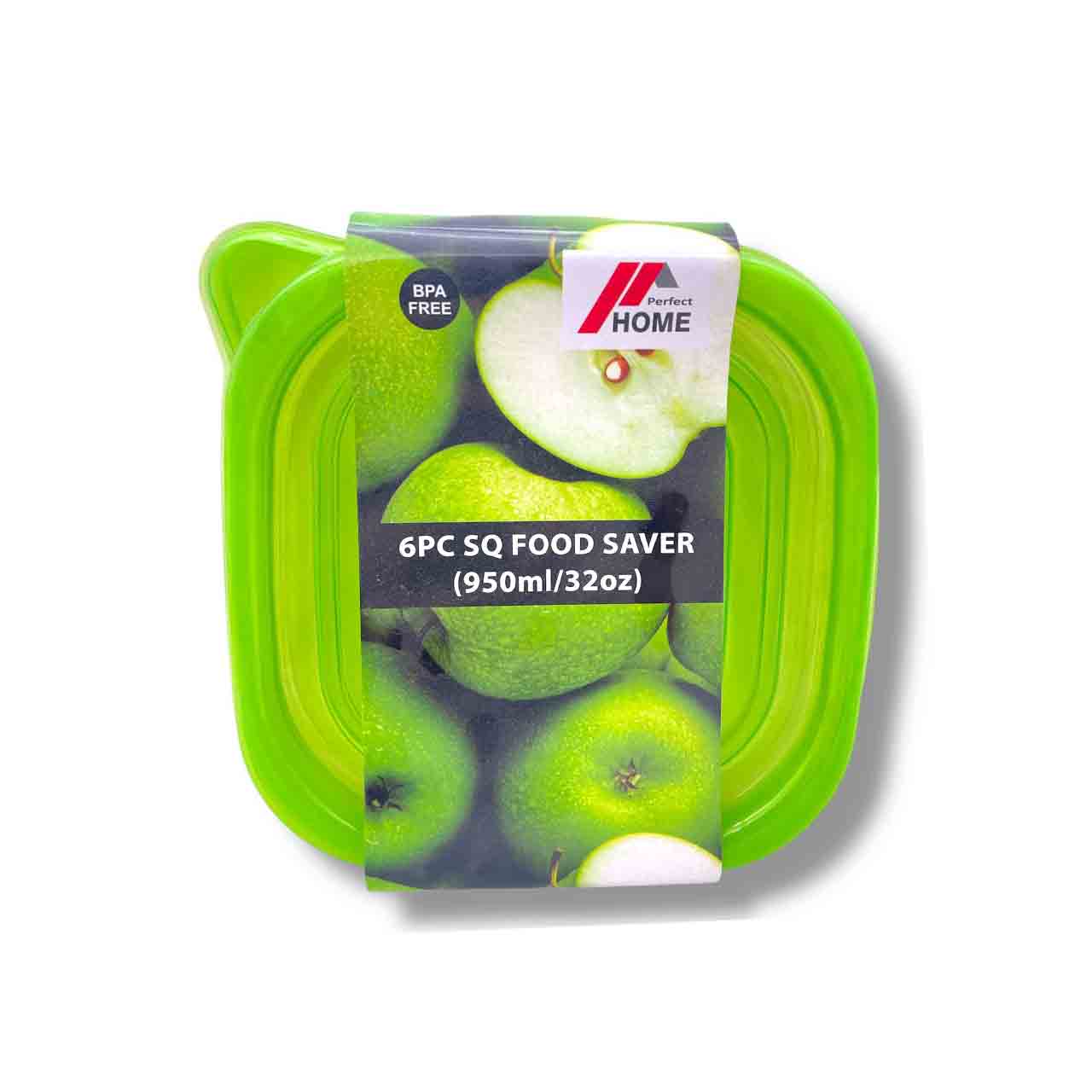 Product image for 6-Piece Square Food Saver Set (x48 pcs)