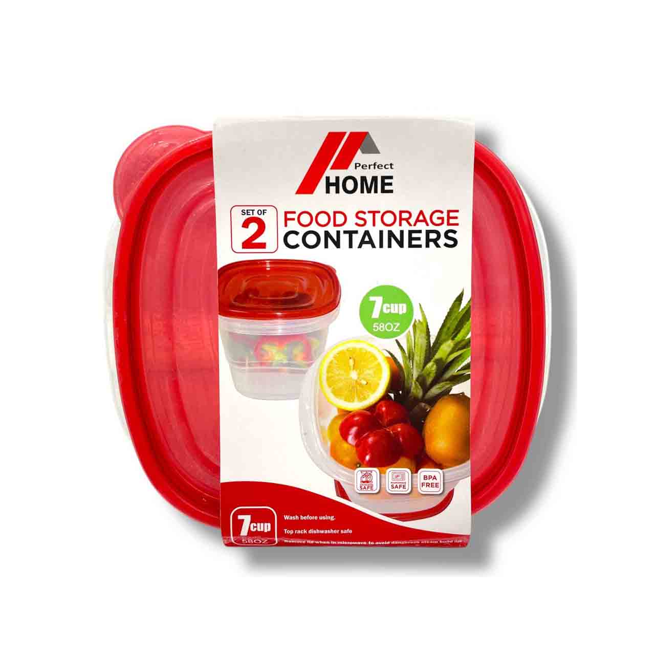 Product image for 2-Set Food Storage Container (x24 pcs)