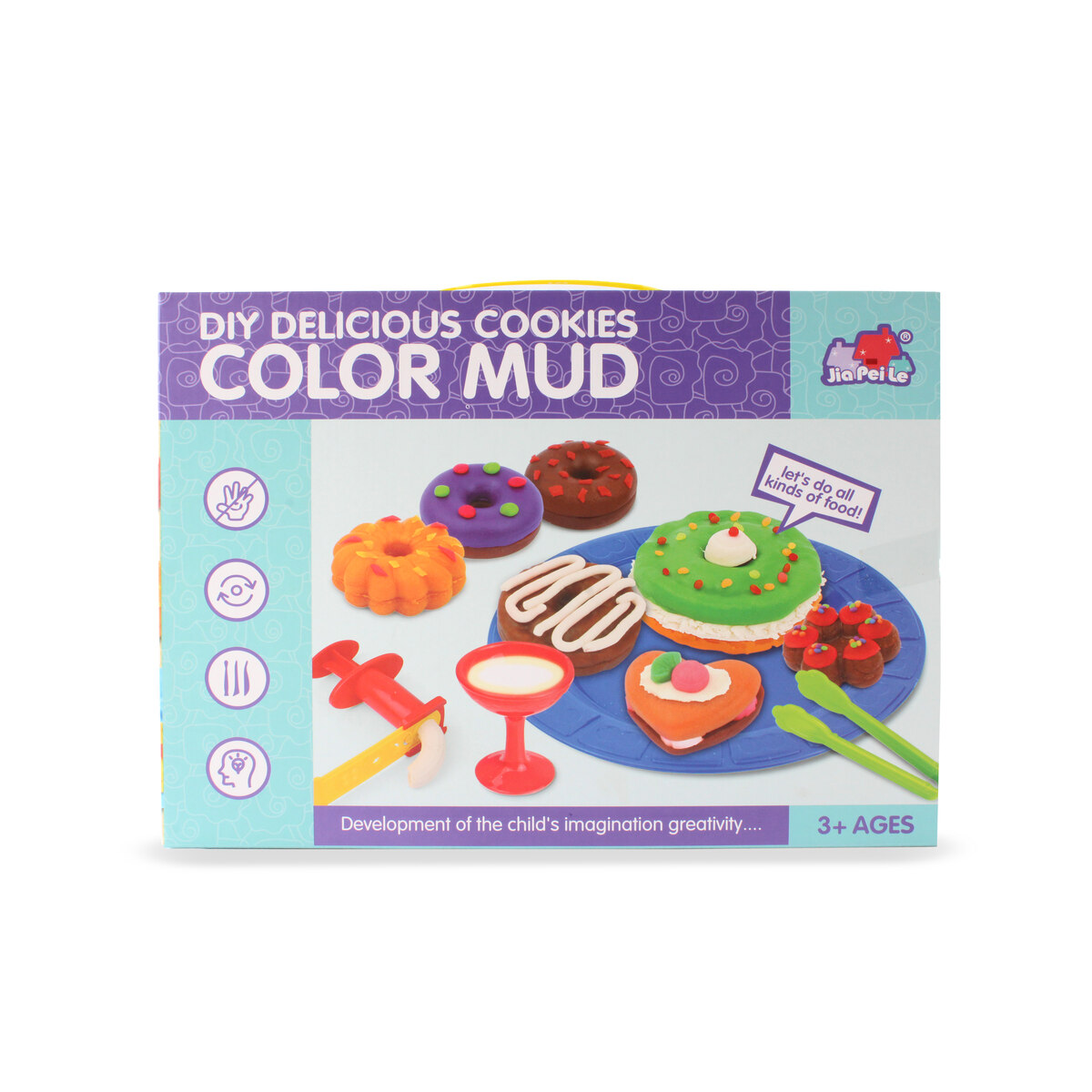 Product image for DIY Delicious Cookies Color Clay (x12 pcs)