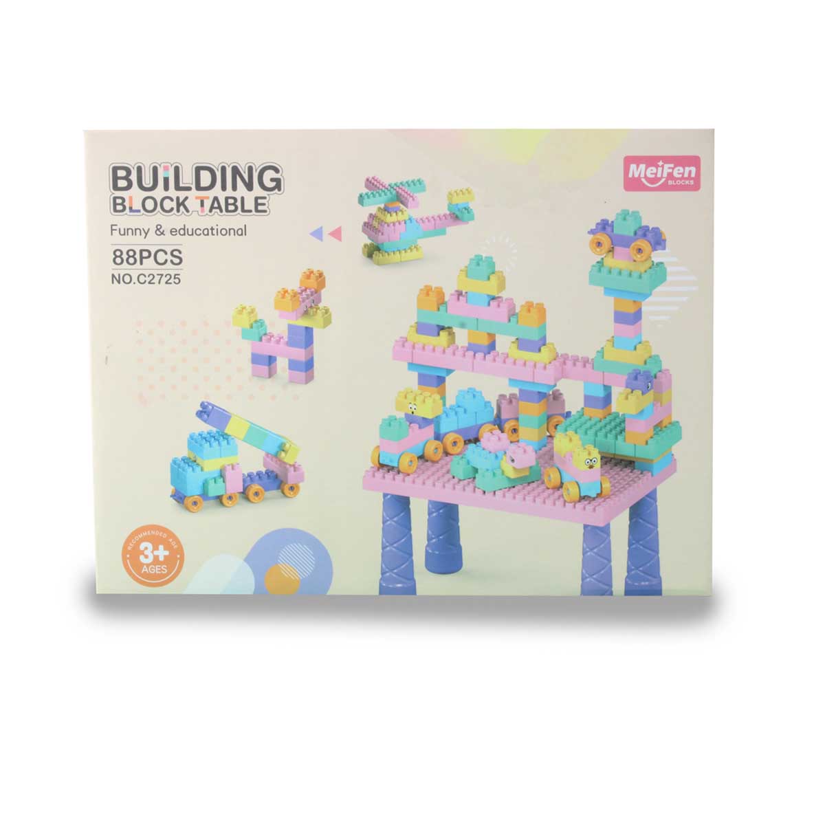 Product image for Building Block Table (x12 pcs)